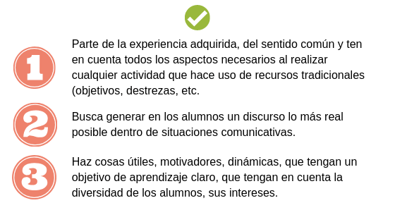 consejos previos al uso de TIC