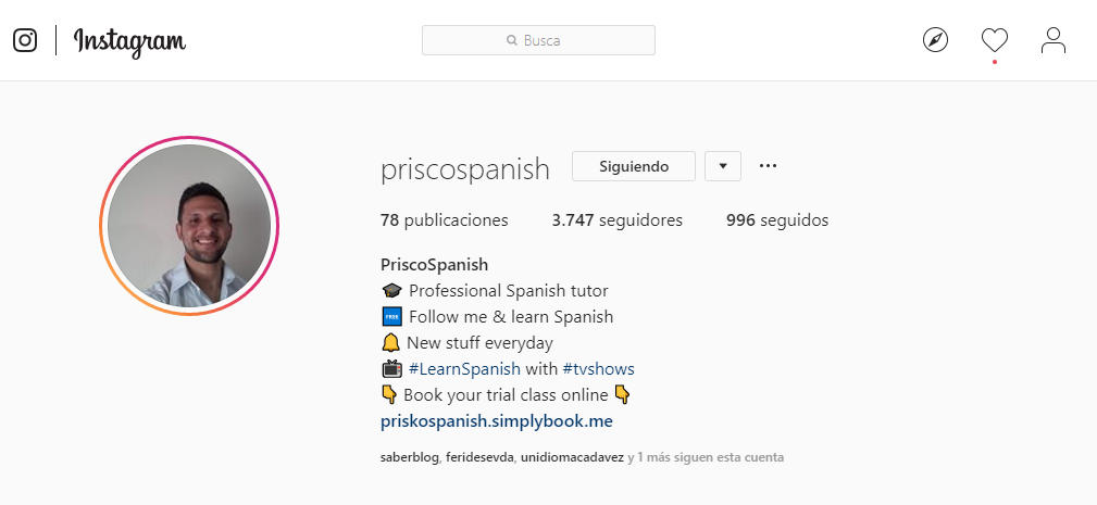 instagram bio